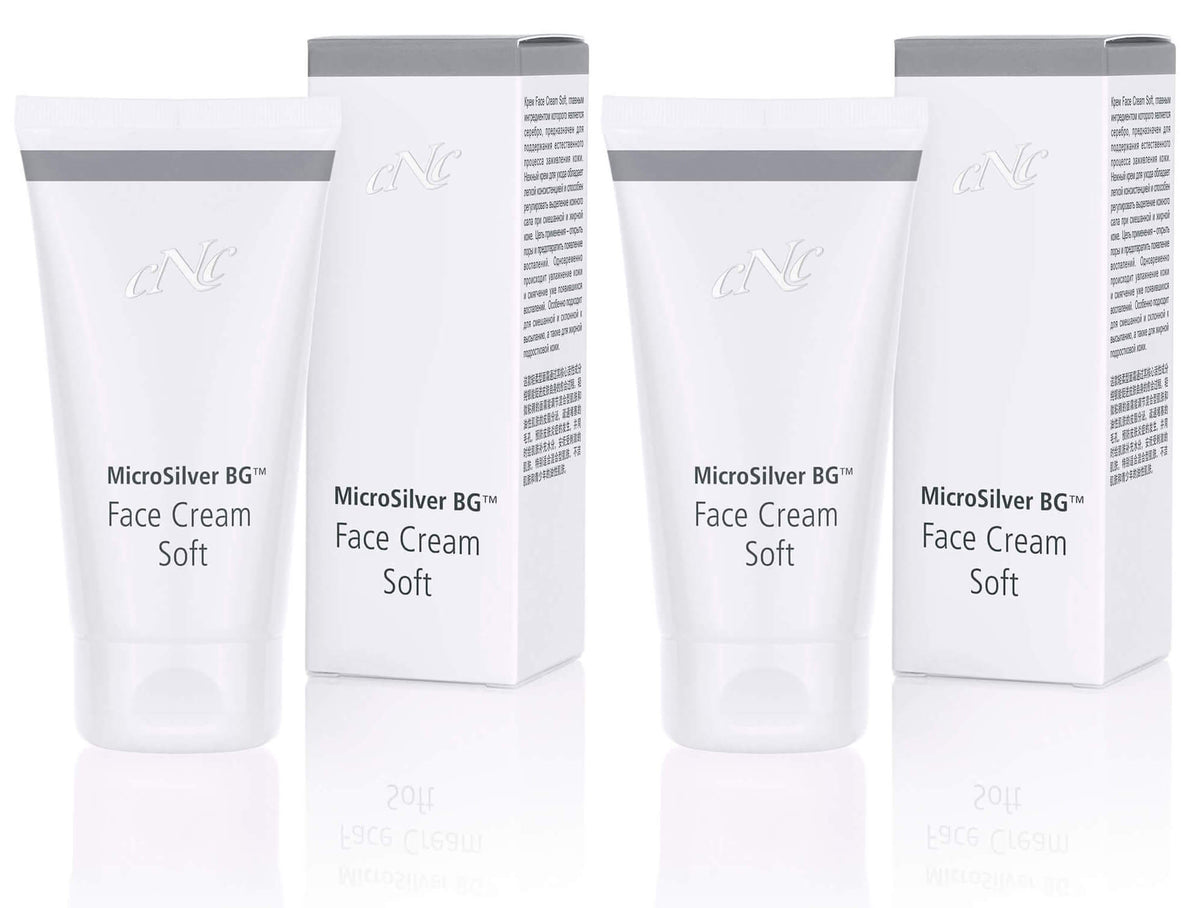 2er Pack - CNC Cosmetic MicroSilver BG™ Face Cream Soft 2x50ml