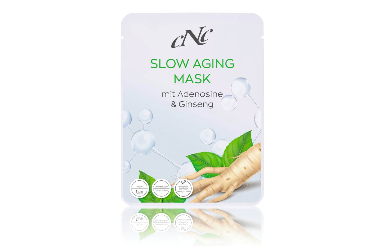 CNC Cosmetic Slow Aging Mask mit Adenosine & Ginseng 10 Stück